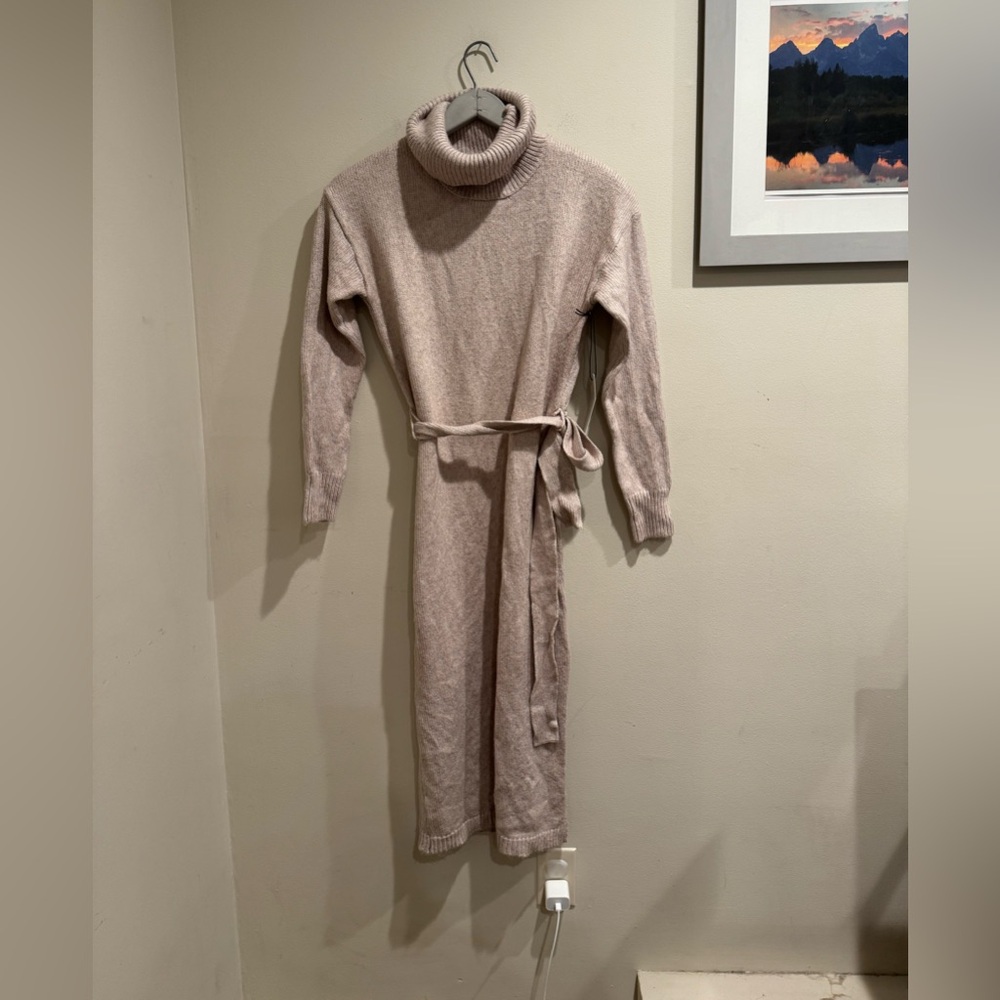 NWT Rachel Zoe turtleneck‎ sweater dress XS midi